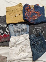 Shorts de Hip hop e Branded 7 Peças