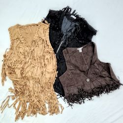 CR4072 Y2K Fringe Jackets - 8 Pcs