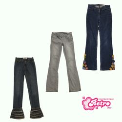 Jeans acampanados retro Y2k