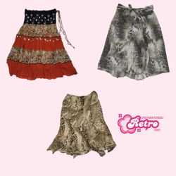 Whimisical Retro Flow Skirts