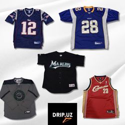 Pro Sports Jerseys Mix NFL/NHL/NBA/MLB Women & You..