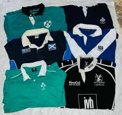 Mélange de chemises de rugby de club vintage (lot ..