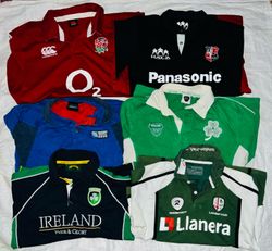 Mix vintage club rugby shirts (bundle 11)