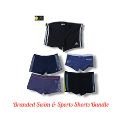 Pacote de Shorts de Natação e Esportes de Marca
