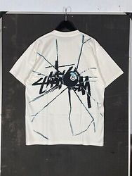 Stussy rework style White Shattered Tees 20 pcs