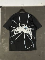 Stussy Rework Style Black Shattered Tees 20 pcs