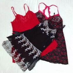 CR4110 Y2K Lingerie Tops - 7 Pcs