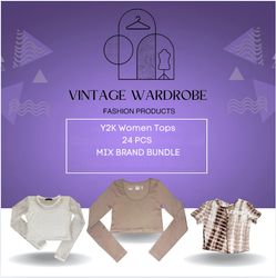 Y2K Branded Womens Tops