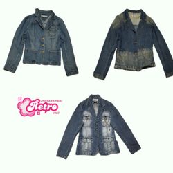 Y2k IT Girl Denim Vest A-013