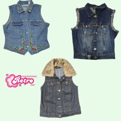 Y2k Bestseller Demin Vest A-17
