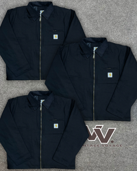 Chaqueta negra Detroit estilo rework de Carhartt M..