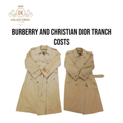 Burberry and Christian Dior Trench Coats