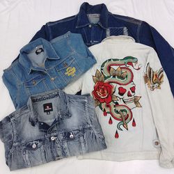 CR4128 Vintage Hip Hop Jackets - 21 Pcs