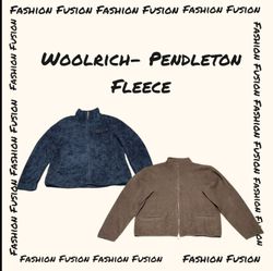 (FF-823) Woolrichw and pendleton Fleece