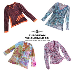 00s European Mix Aesthetics Mesh Long Sleeve Tops