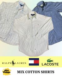 Camisetas de Algodão Ralph Lauren Lacoste Tommy Hi..