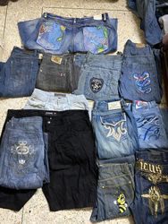 Y2K Hiphop Baggy Jeans And Jorts -63pcs