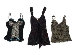 Printed grunge tops -16pcs -17/4/25