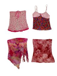 Printed net tops -23pcs -17/4/25