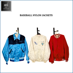 BASEBALL NYLONJACKEN - 10 STÜCKE (BUNDLE 1)