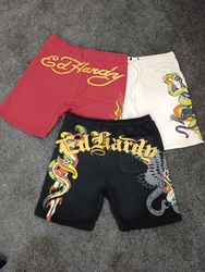 ED Hardy Mens Shorts Deadstock 30 Pcs