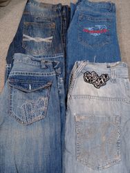 #611 Men Designer Baggy Jeans -13