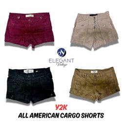 Y2K All American Cargo Shorts - 17 pièces - EV0117