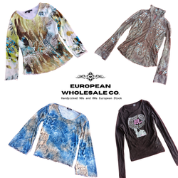 00s European Boho Mesh Tops Mix (EWC06)