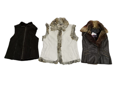 Afghan/shearling vests -11pcs -21/4/25