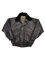 90s Leather bomber Jacket -6pcs -21/4/25