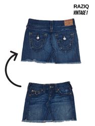 Y2k Denim Mini Skirts