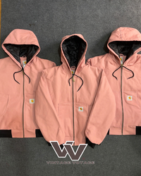 Carhartt Neuinterpretation Stil Pink Kapuzenjacken..