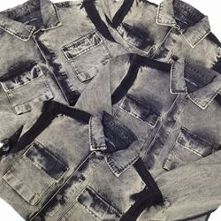 CR4187 Denim Bleach Shirts - 14 Pcs