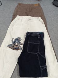 HD778 Designer Baggy Jeans - 12 pcs