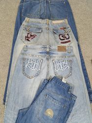 HD783 Men Baggy Hiphop Jeans - 12 pcs