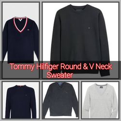 Tommy Hilfiger Round and V Neck Sweater