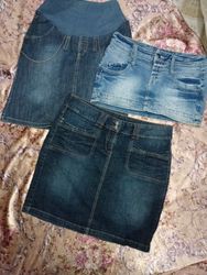 Y2K Denim Mini Skirts