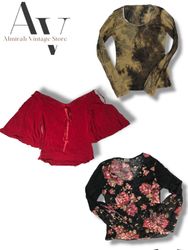 Top de manga longa em malha 200 pcs