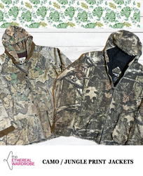 Vestes camouflées / imprimé jungle de marque 10 pi..