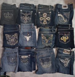 VIGOSS LAIDOL USA AND OTHER MIX BRANDS MINI SKIRTS..