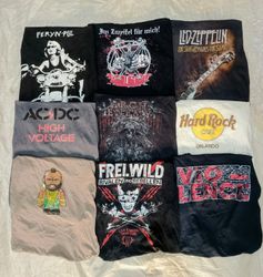 American printed and music tees