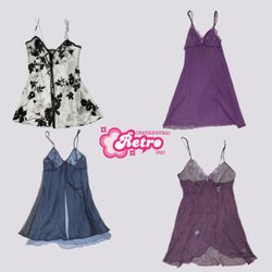 Y2k Dark Desire Slip Dress