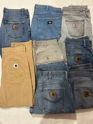 TAV#185 Carhartt Dickies jeans - 15 pcs