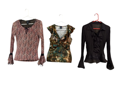 Earthytone blouses/tops -7pcs -26/4/25