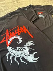 Stussy rework style scorpian black tees 20 pcs