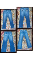 G0203 Women Embellished Flared Jeans - 14 Jeans