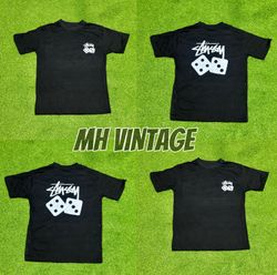 Stussy Rework Style Black T- Shirt