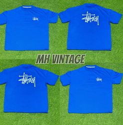 Stussy Rework Style Blue T-Shirt