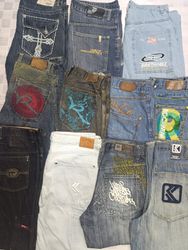 R65 Mens Baggy Hip Hop Jeans-13