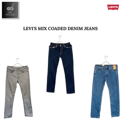 LEVI'S MIX CODED DENIM JEANS - 10 PCS